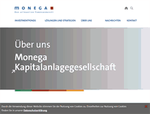Tablet Screenshot of monega.de